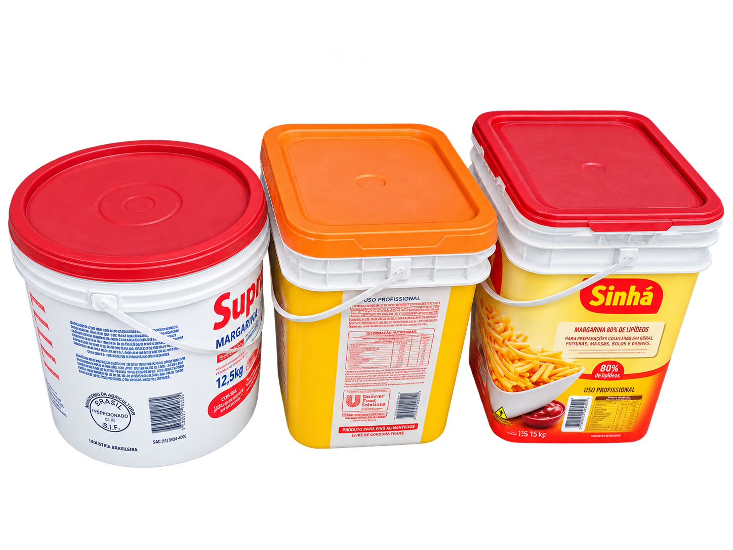 balde plástico 15 kg margarina